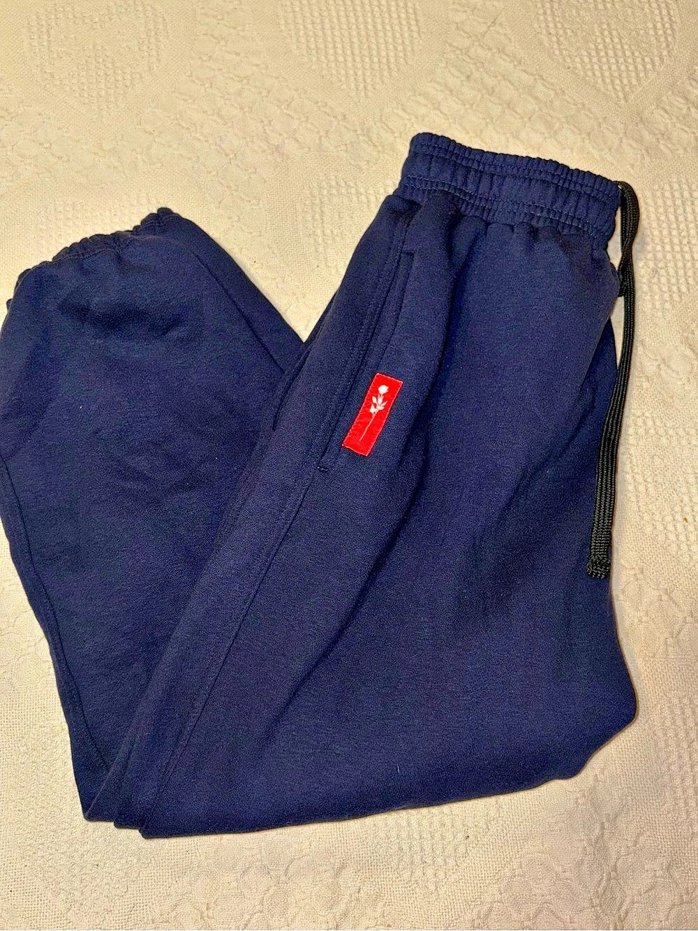 A Lifestyle Experiment Track Pants in Blue Size Medium